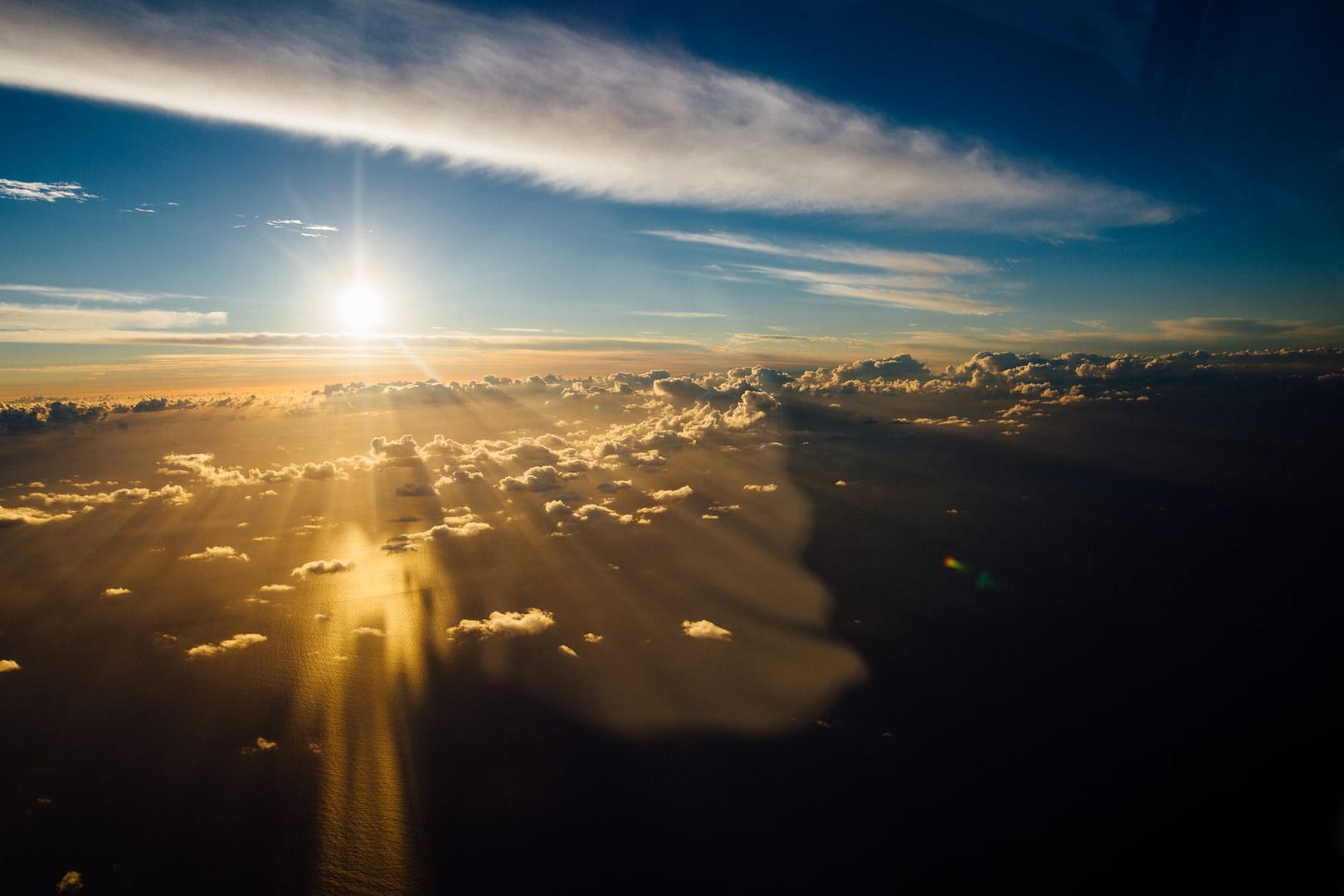 silhouette photo of clouds
